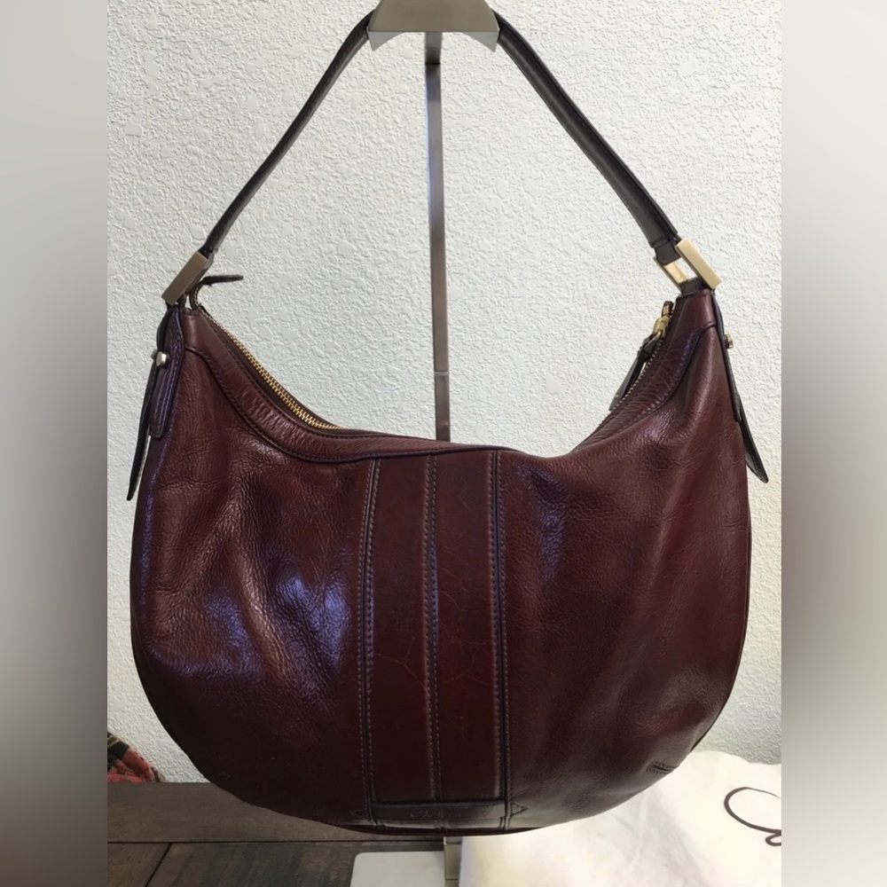 Cole Haan | Zip Hobo Dark Aubergine Leather - Aerin B22055